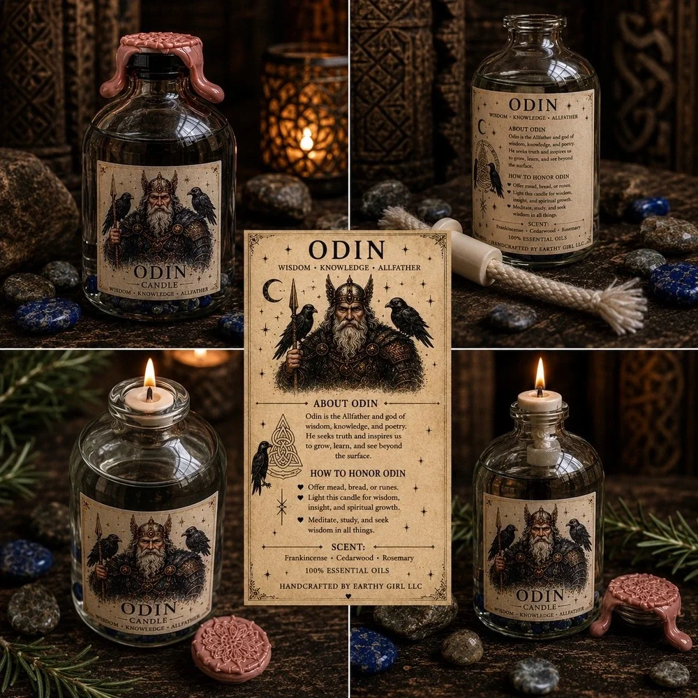 Odin God Oil Candle - Picture 1 of 1
